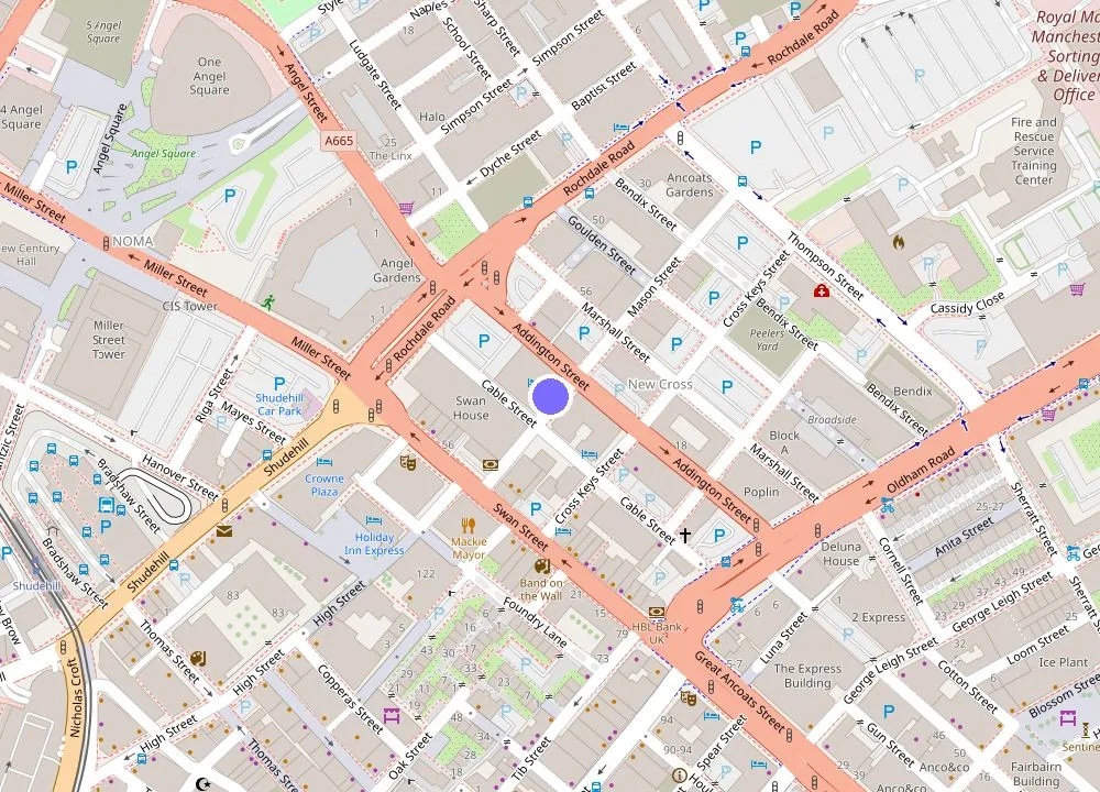 Map: AC Hotel by Marriott Manchester City Centre